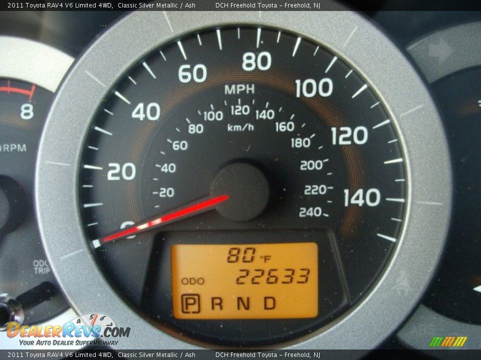 2011 Toyota RAV4 V6 Limited 4WD Classic Silver Metallic / Ash Photo #21