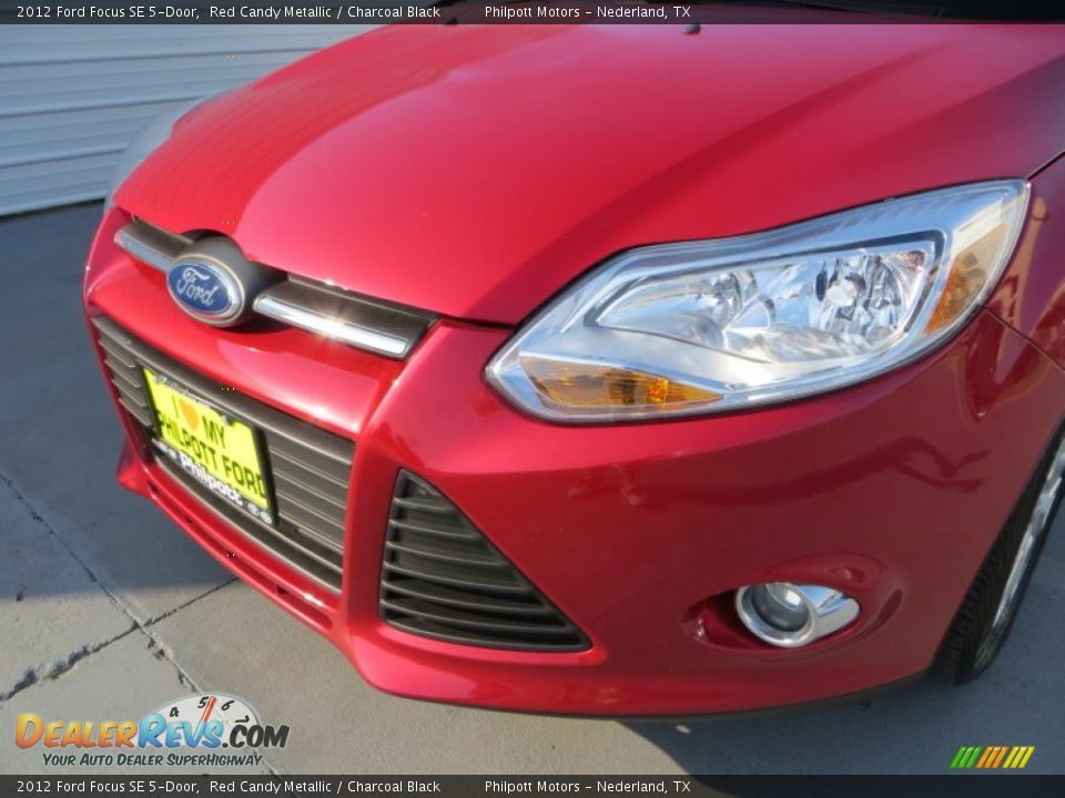 2012 Ford Focus SE 5-Door Red Candy Metallic / Charcoal Black Photo #11