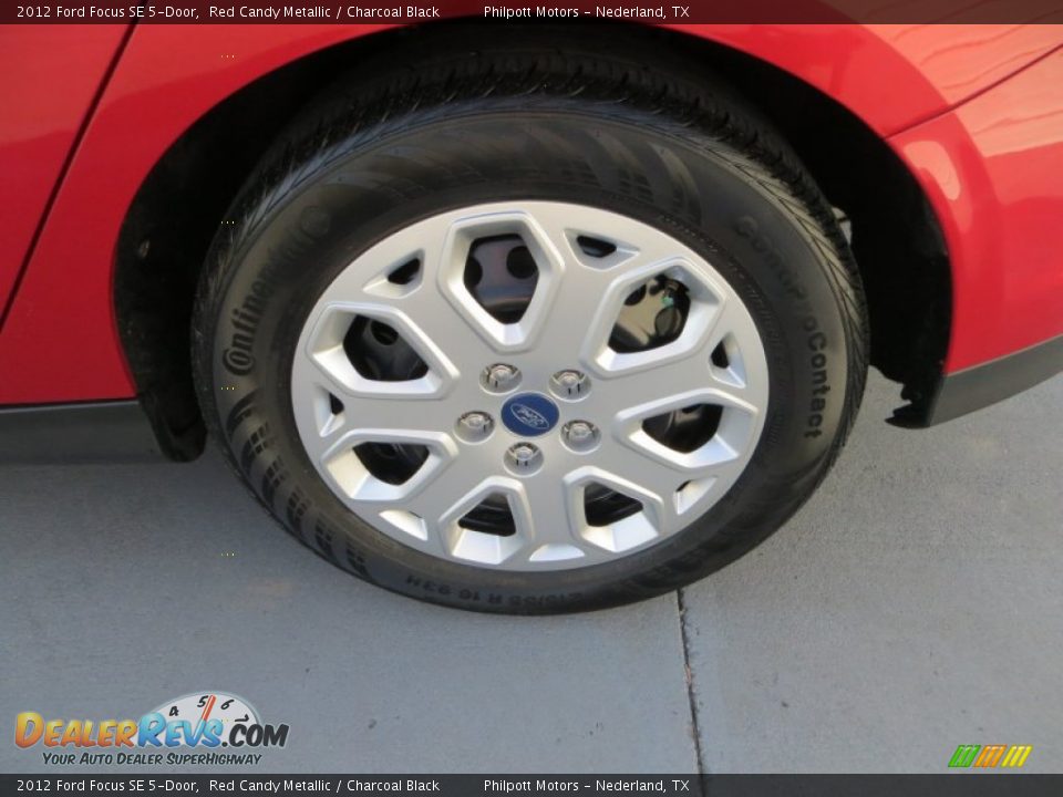 2012 Ford Focus SE 5-Door Red Candy Metallic / Charcoal Black Photo #13