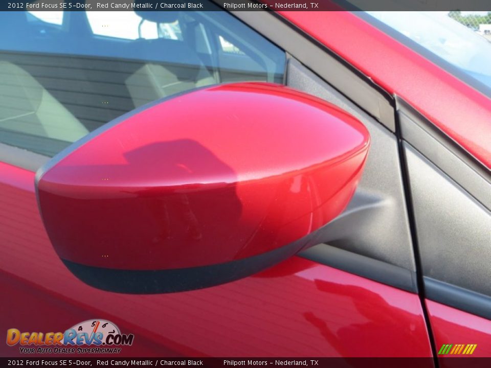 2012 Ford Focus SE 5-Door Red Candy Metallic / Charcoal Black Photo #16