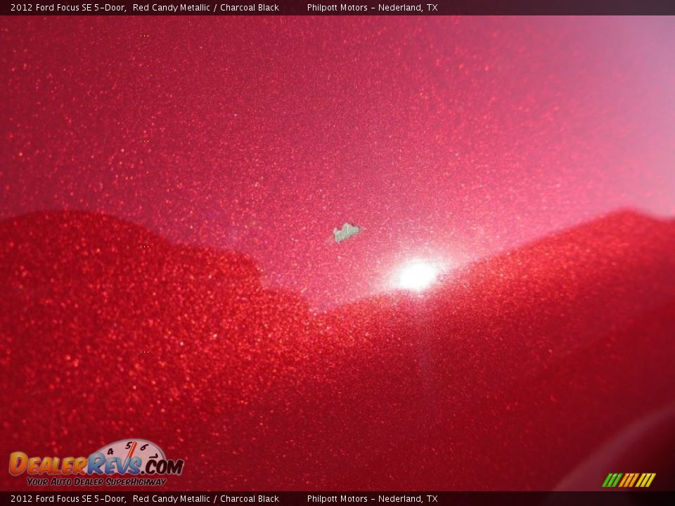 2012 Ford Focus SE 5-Door Red Candy Metallic / Charcoal Black Photo #17