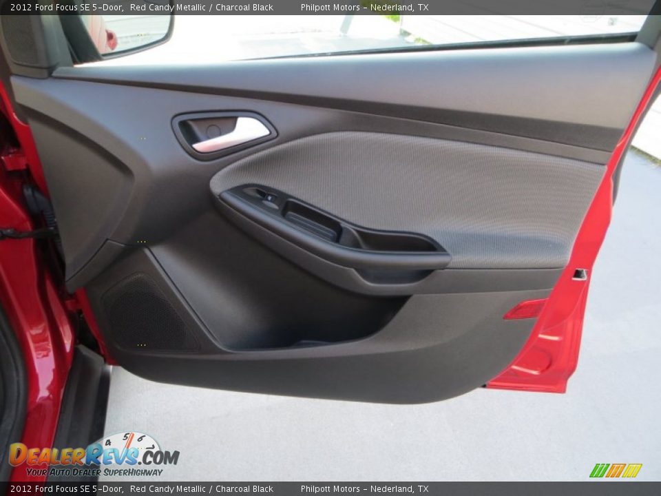 2012 Ford Focus SE 5-Door Red Candy Metallic / Charcoal Black Photo #27