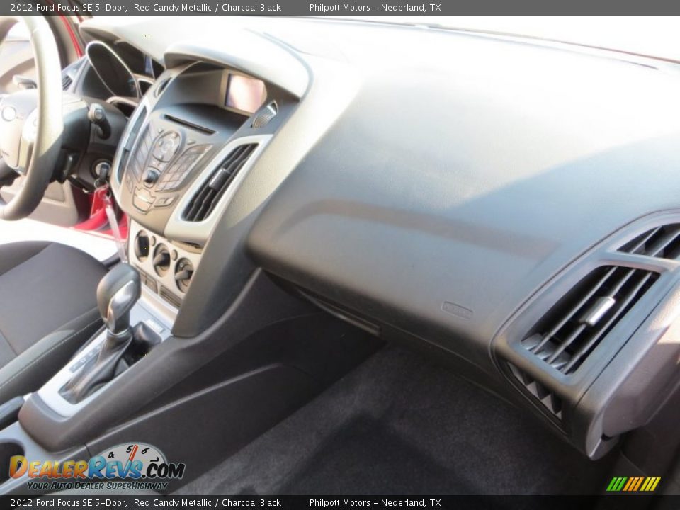 2012 Ford Focus SE 5-Door Red Candy Metallic / Charcoal Black Photo #28