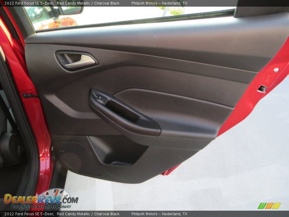 2012 Ford Focus SE 5-Door Red Candy Metallic / Charcoal Black Photo #30