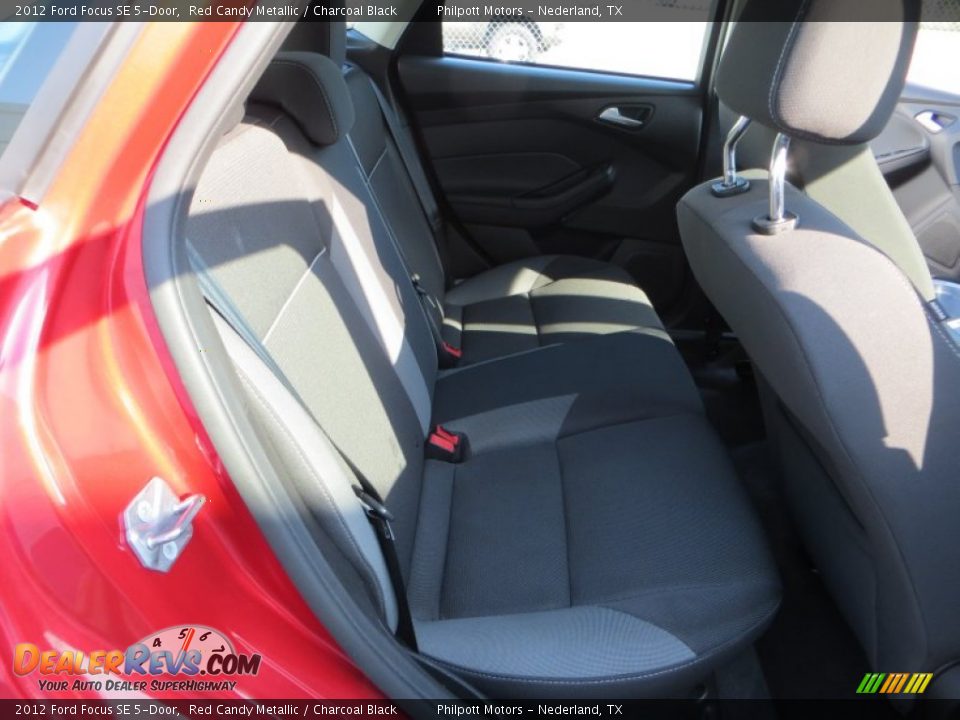 2012 Ford Focus SE 5-Door Red Candy Metallic / Charcoal Black Photo #31