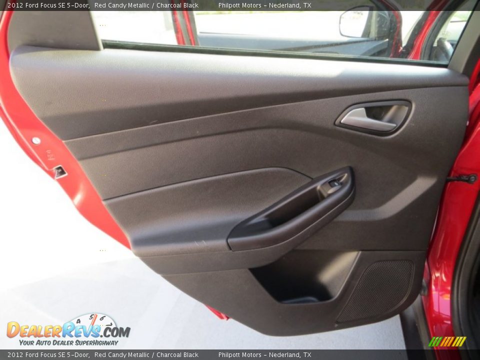 2012 Ford Focus SE 5-Door Red Candy Metallic / Charcoal Black Photo #33