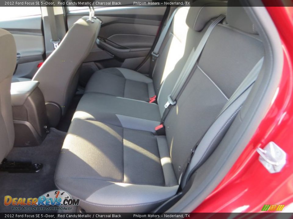 2012 Ford Focus SE 5-Door Red Candy Metallic / Charcoal Black Photo #36