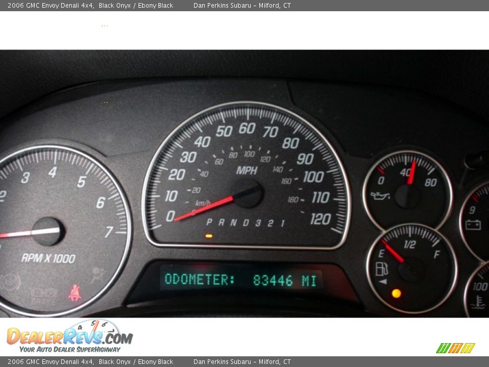 2006 GMC Envoy Denali 4x4 Black Onyx / Ebony Black Photo #15