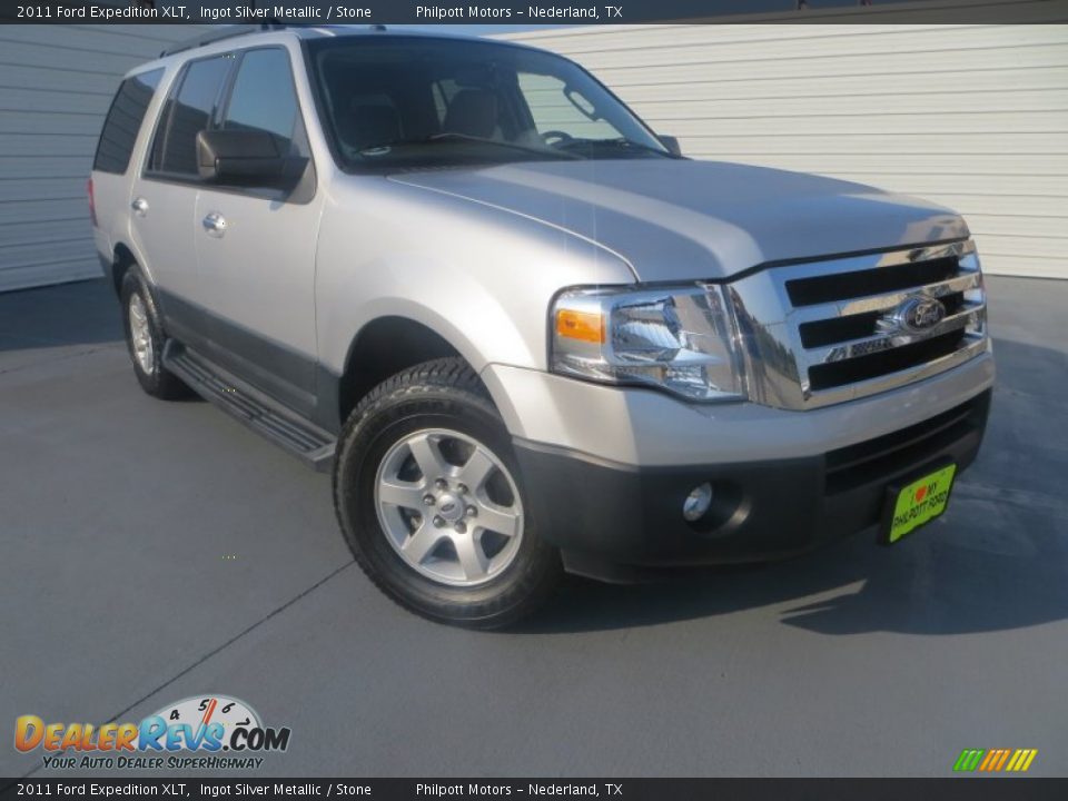 2011 Ford Expedition XLT Ingot Silver Metallic / Stone Photo #1