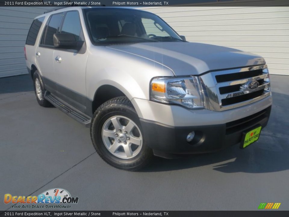 2011 Ford Expedition XLT Ingot Silver Metallic / Stone Photo #2