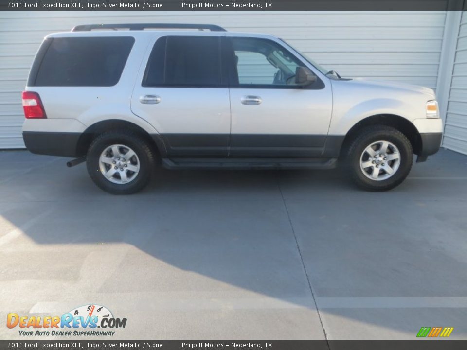 2011 Ford Expedition XLT Ingot Silver Metallic / Stone Photo #3
