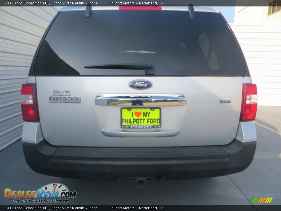2011 Ford Expedition XLT Ingot Silver Metallic / Stone Photo #5