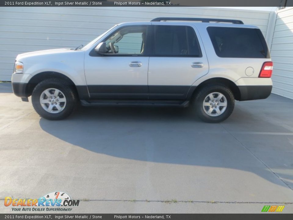 2011 Ford Expedition XLT Ingot Silver Metallic / Stone Photo #6