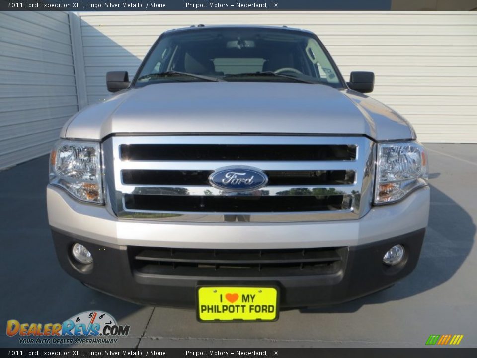 2011 Ford Expedition XLT Ingot Silver Metallic / Stone Photo #8