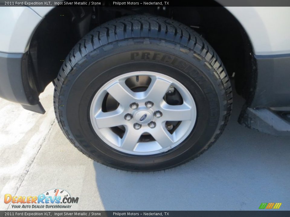2011 Ford Expedition XLT Ingot Silver Metallic / Stone Photo #11