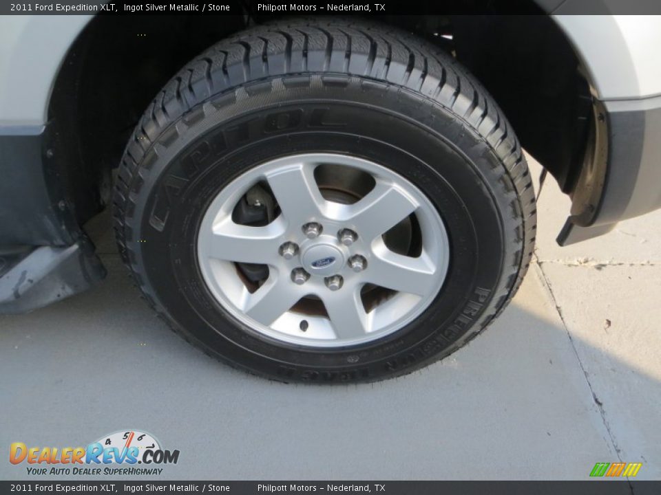 2011 Ford Expedition XLT Ingot Silver Metallic / Stone Photo #14