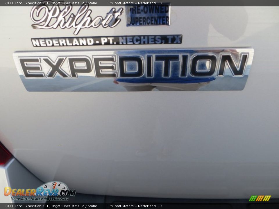 2011 Ford Expedition XLT Ingot Silver Metallic / Stone Photo #19
