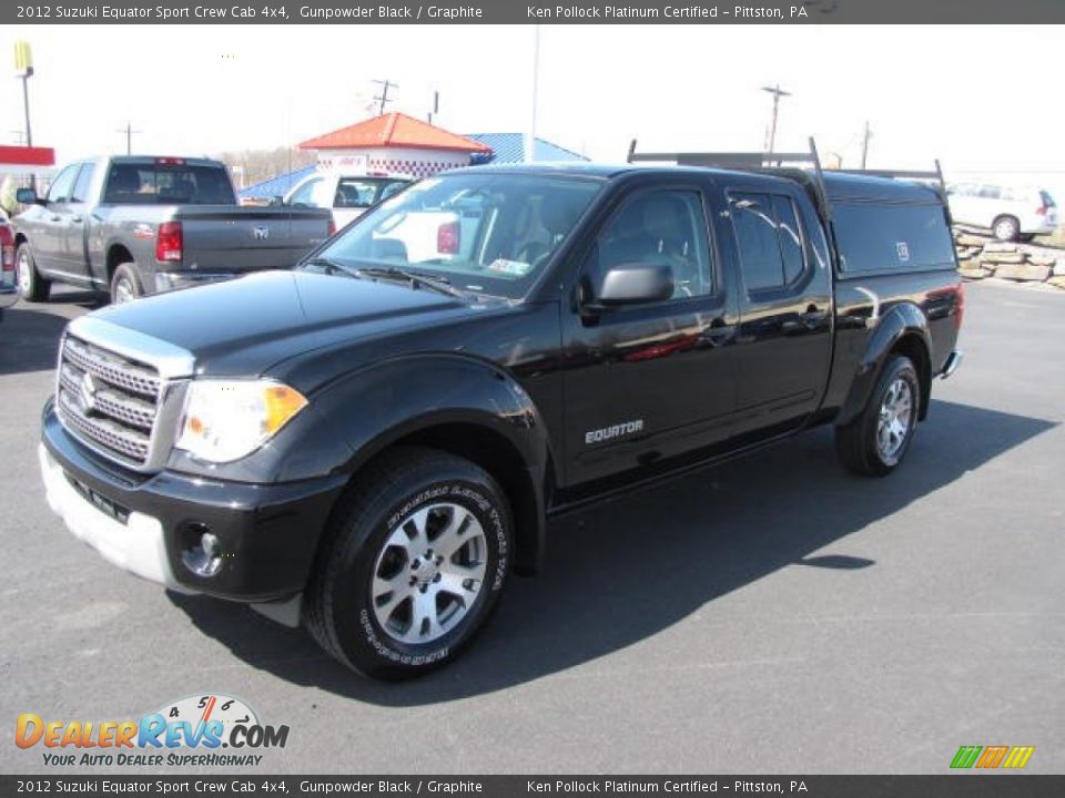 2012 Suzuki Equator Sport Crew Cab 4x4 Gunpowder Black / Graphite Photo #1