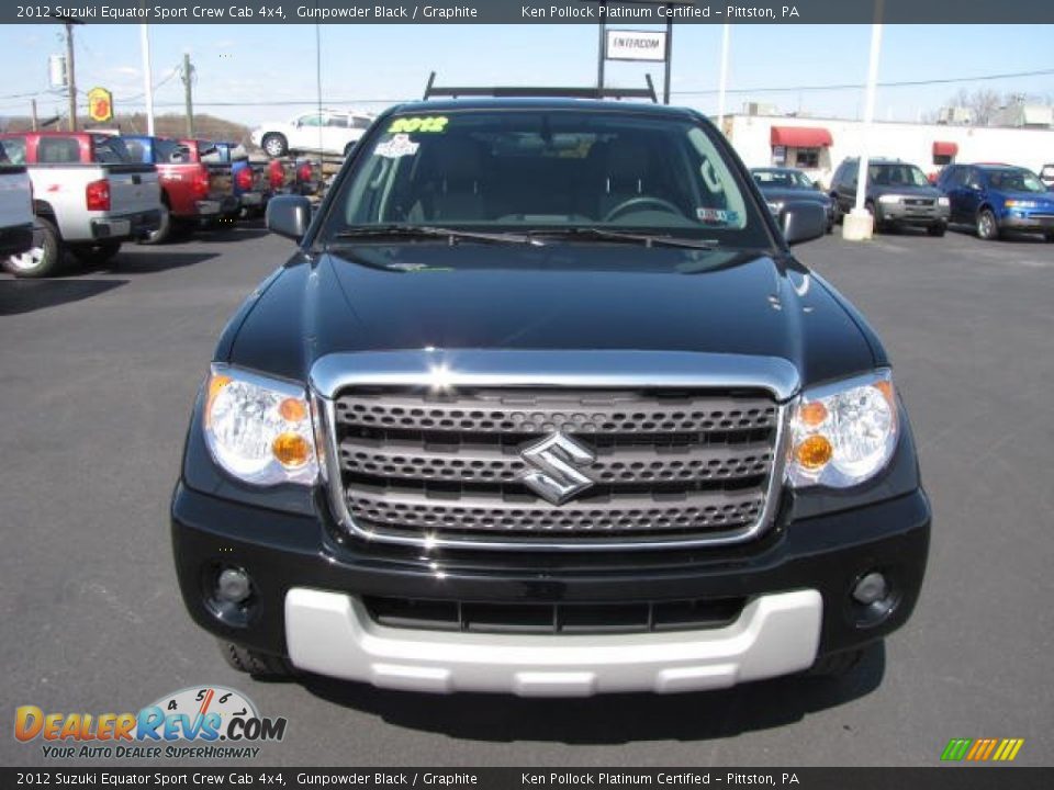 2012 Suzuki Equator Sport Crew Cab 4x4 Gunpowder Black / Graphite Photo #2