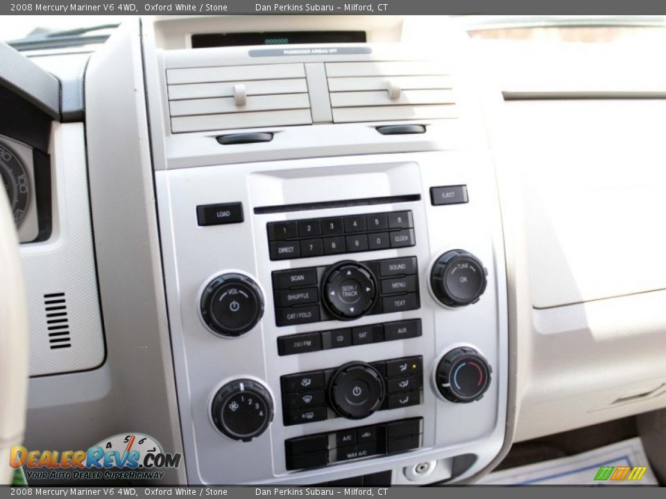 2008 Mercury Mariner V6 4WD Oxford White / Stone Photo #13