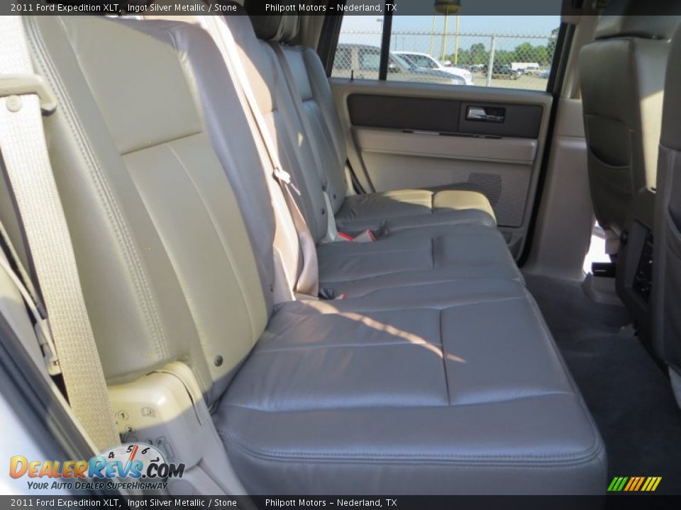 2011 Ford Expedition XLT Ingot Silver Metallic / Stone Photo #26