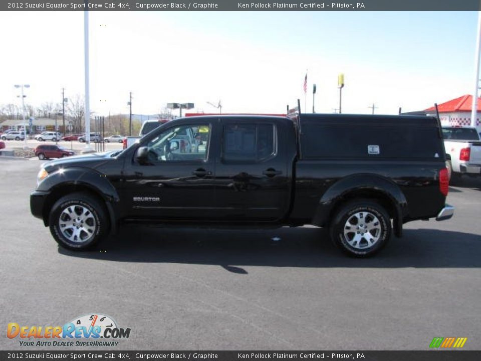 2012 Suzuki Equator Sport Crew Cab 4x4 Gunpowder Black / Graphite Photo #8