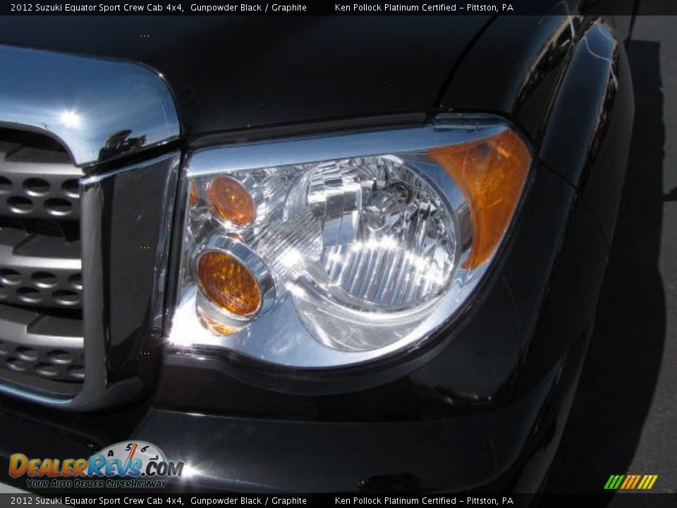 2012 Suzuki Equator Sport Crew Cab 4x4 Gunpowder Black / Graphite Photo #9