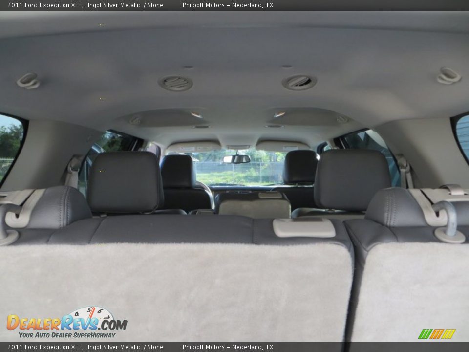 2011 Ford Expedition XLT Ingot Silver Metallic / Stone Photo #28