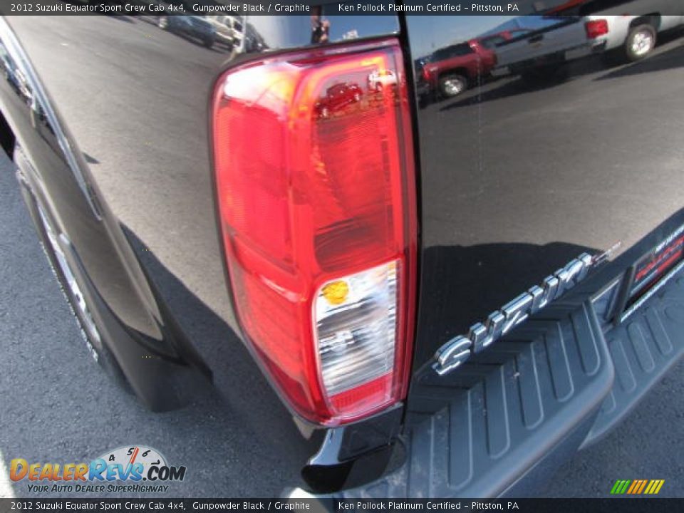 2012 Suzuki Equator Sport Crew Cab 4x4 Gunpowder Black / Graphite Photo #12