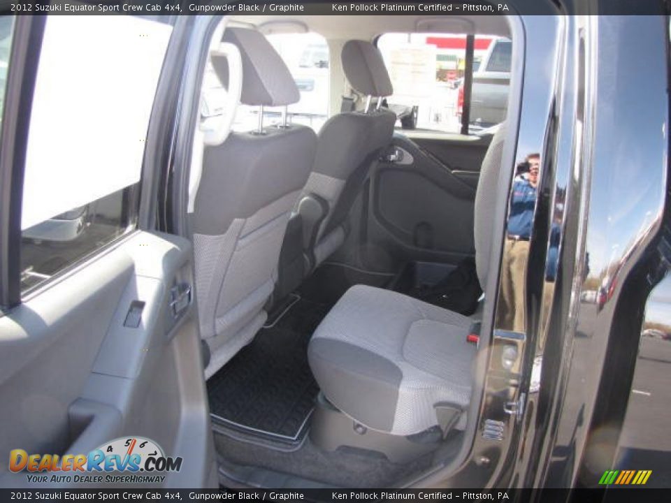 Rear Seat of 2012 Suzuki Equator Sport Crew Cab 4x4 Photo #21