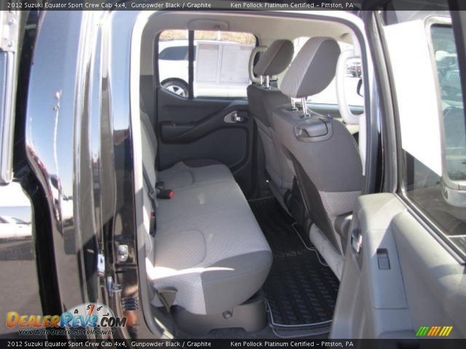 Rear Seat of 2012 Suzuki Equator Sport Crew Cab 4x4 Photo #22