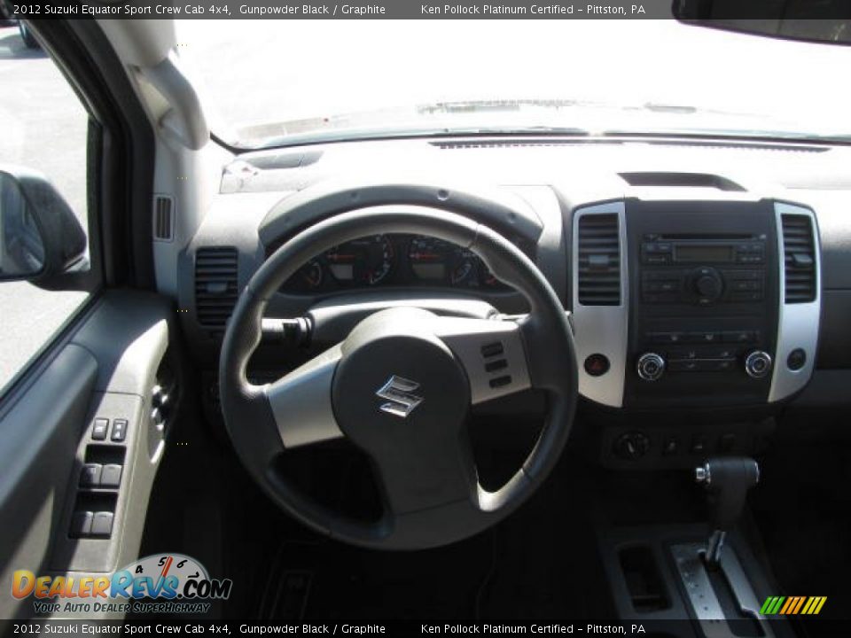 2012 Suzuki Equator Sport Crew Cab 4x4 Gunpowder Black / Graphite Photo #24