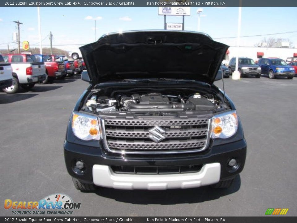 2012 Suzuki Equator Sport Crew Cab 4x4 Gunpowder Black / Graphite Photo #26