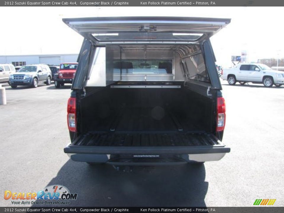 2012 Suzuki Equator Sport Crew Cab 4x4 Gunpowder Black / Graphite Photo #27