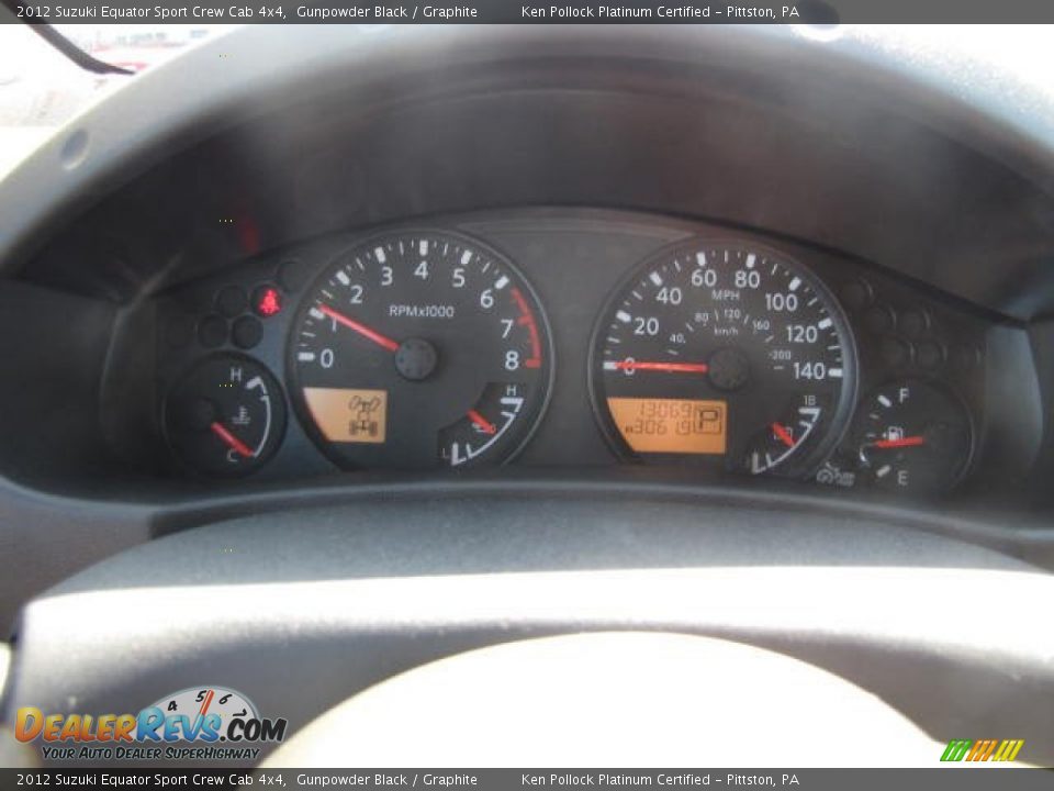 2012 Suzuki Equator Sport Crew Cab 4x4 Gauges Photo #31