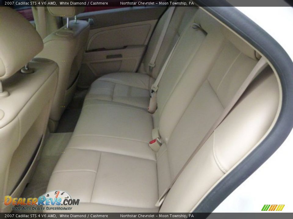 2007 Cadillac STS 4 V6 AWD White Diamond / Cashmere Photo #9