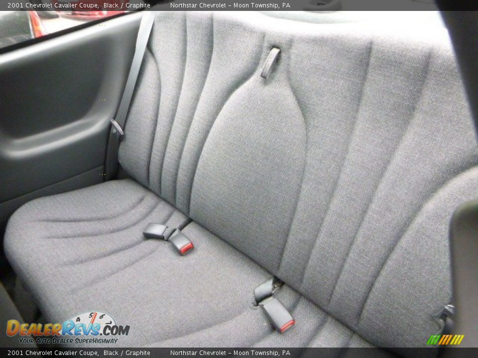 2001 Chevrolet Cavalier Coupe Black / Graphite Photo #9