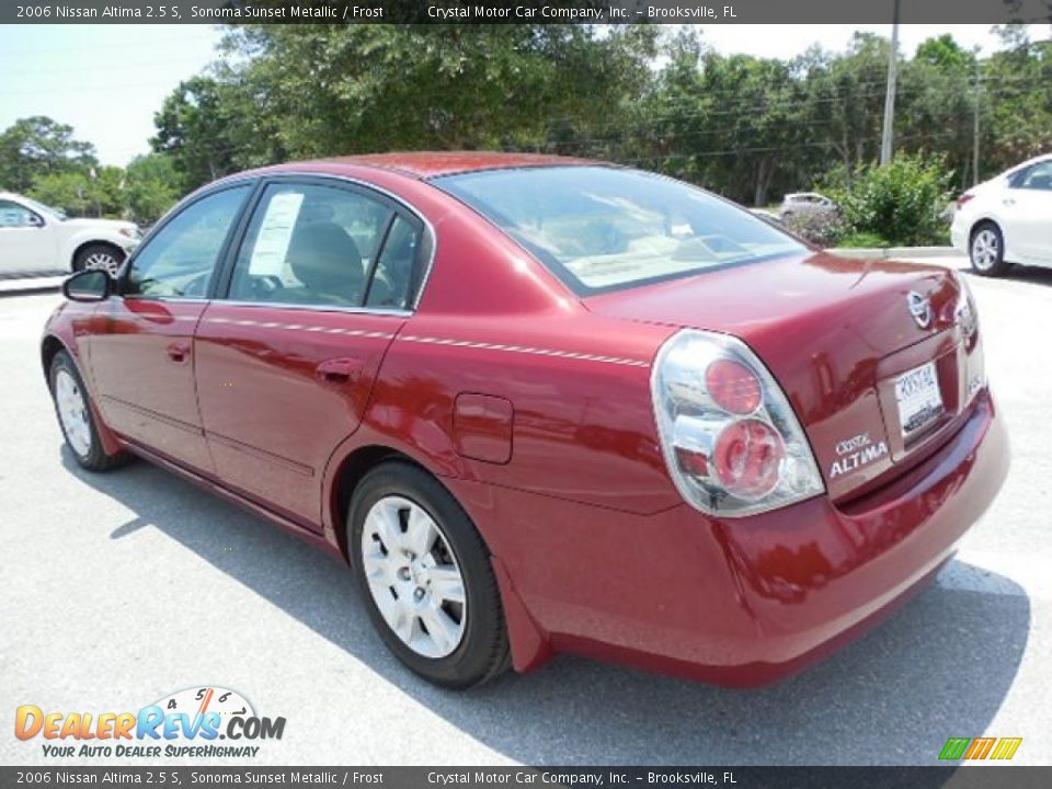 2006 Nissan Altima 2.5 S Sonoma Sunset Metallic / Frost Photo #3