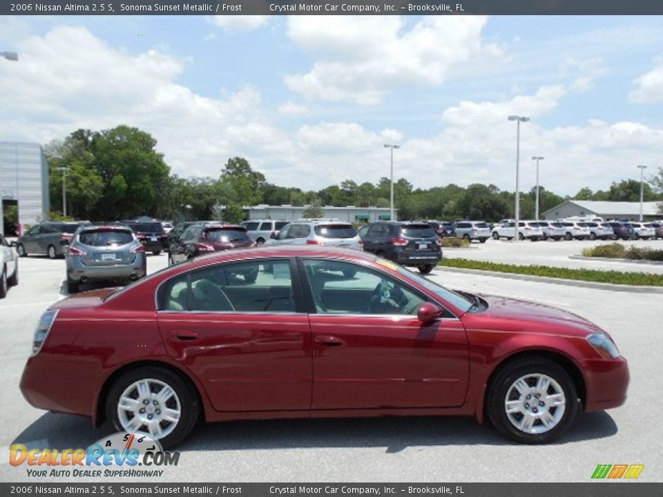 2006 Nissan Altima 2.5 S Sonoma Sunset Metallic / Frost Photo #9