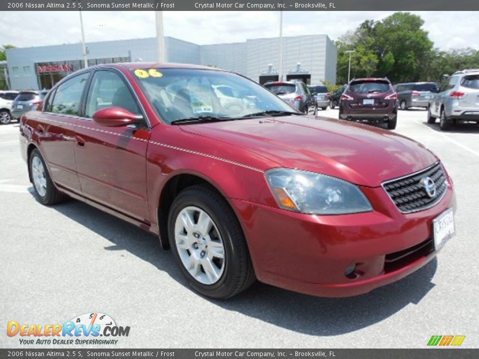 2006 Nissan Altima 2.5 S Sonoma Sunset Metallic / Frost Photo #10
