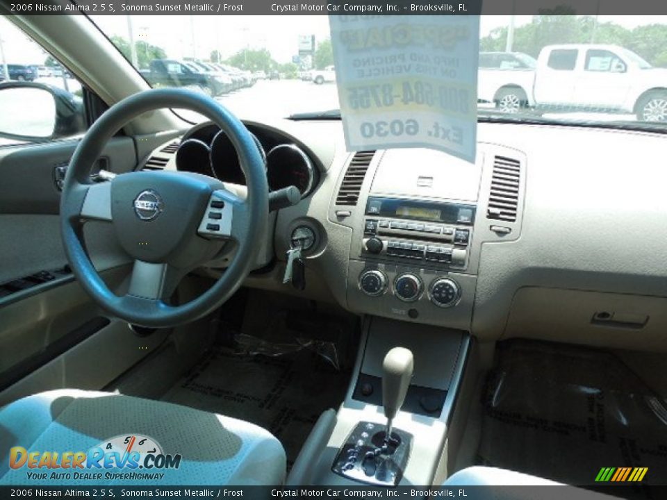 2006 Nissan Altima 2.5 S Sonoma Sunset Metallic / Frost Photo #11