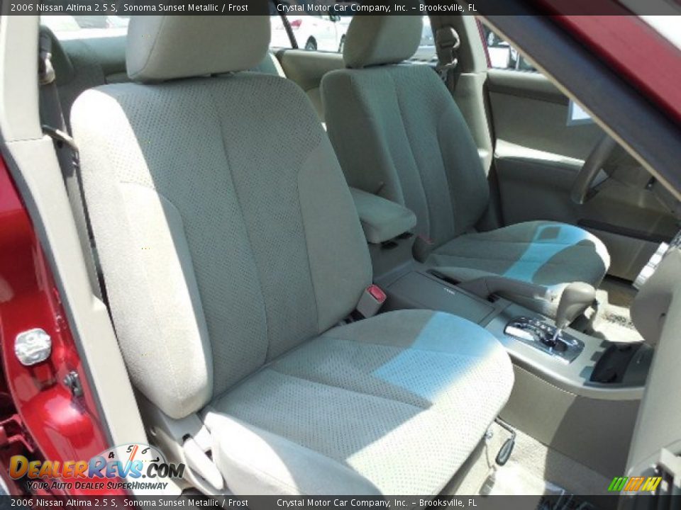2006 Nissan Altima 2.5 S Sonoma Sunset Metallic / Frost Photo #12