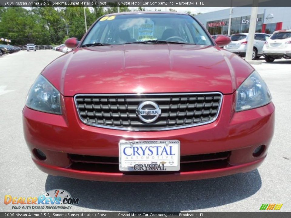 2006 Nissan Altima 2.5 S Sonoma Sunset Metallic / Frost Photo #13