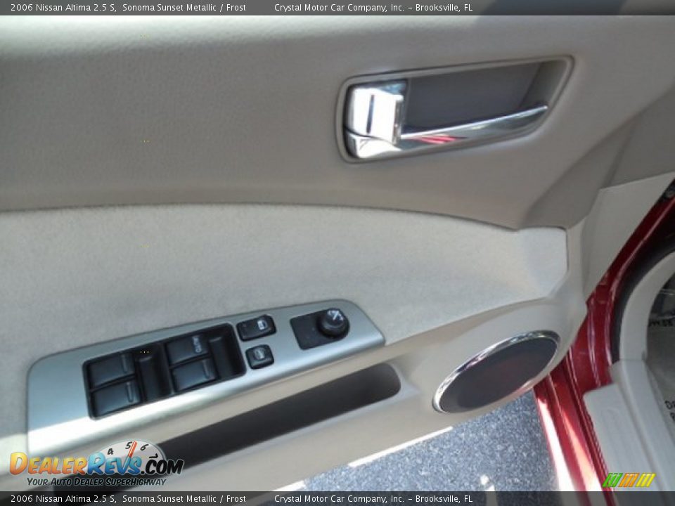 2006 Nissan Altima 2.5 S Sonoma Sunset Metallic / Frost Photo #17