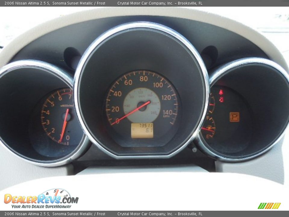 2006 Nissan Altima 2.5 S Sonoma Sunset Metallic / Frost Photo #18
