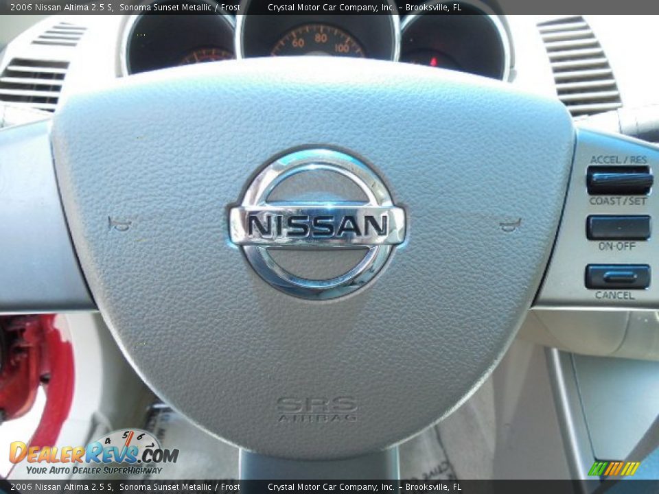 2006 Nissan Altima 2.5 S Sonoma Sunset Metallic / Frost Photo #21