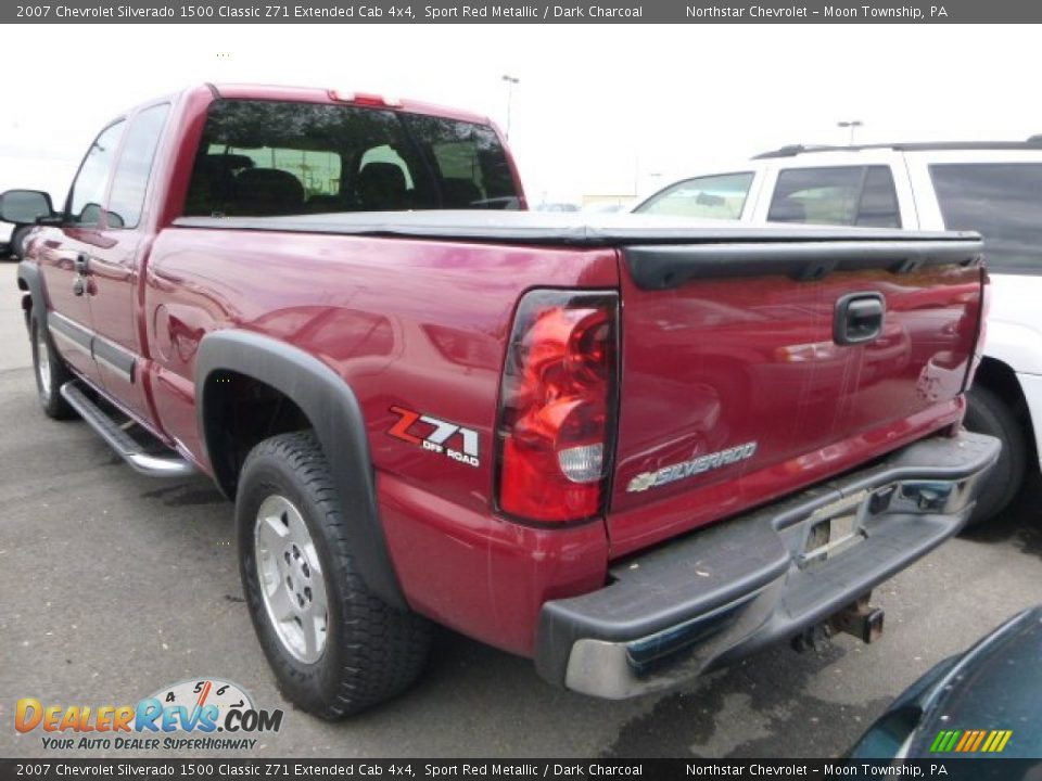 Sport Red Metallic 2007 Chevrolet Silverado 1500 Classic Z71 Extended Cab 4x4 Photo #3