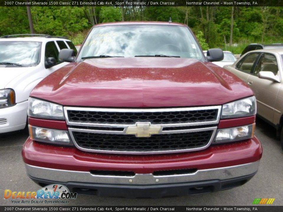2007 Chevrolet Silverado 1500 Classic Z71 Extended Cab 4x4 Sport Red Metallic / Dark Charcoal Photo #5