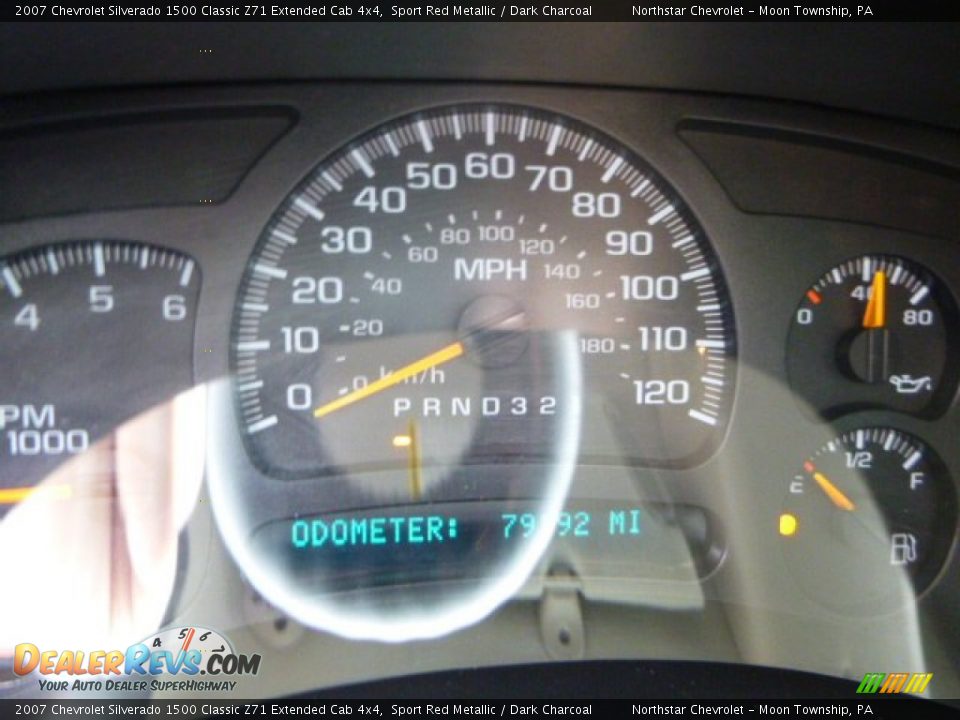 2007 Chevrolet Silverado 1500 Classic Z71 Extended Cab 4x4 Sport Red Metallic / Dark Charcoal Photo #15