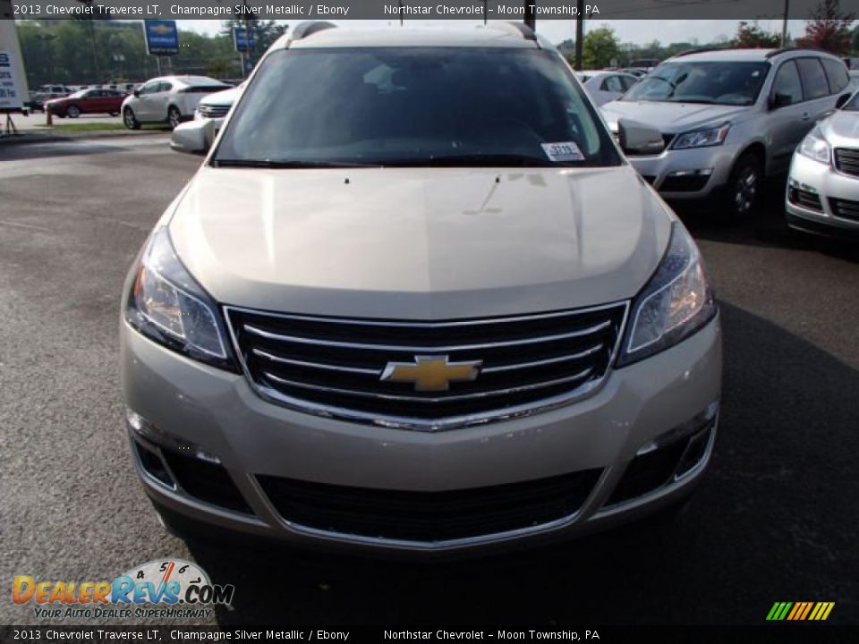 2013 Chevrolet Traverse LT Champagne Silver Metallic / Ebony Photo #3